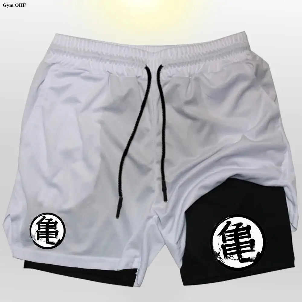 Graphic Goku Anime Running Shorts