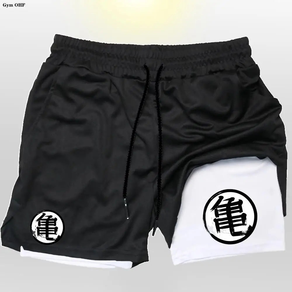 Graphic Goku Anime Running Shorts