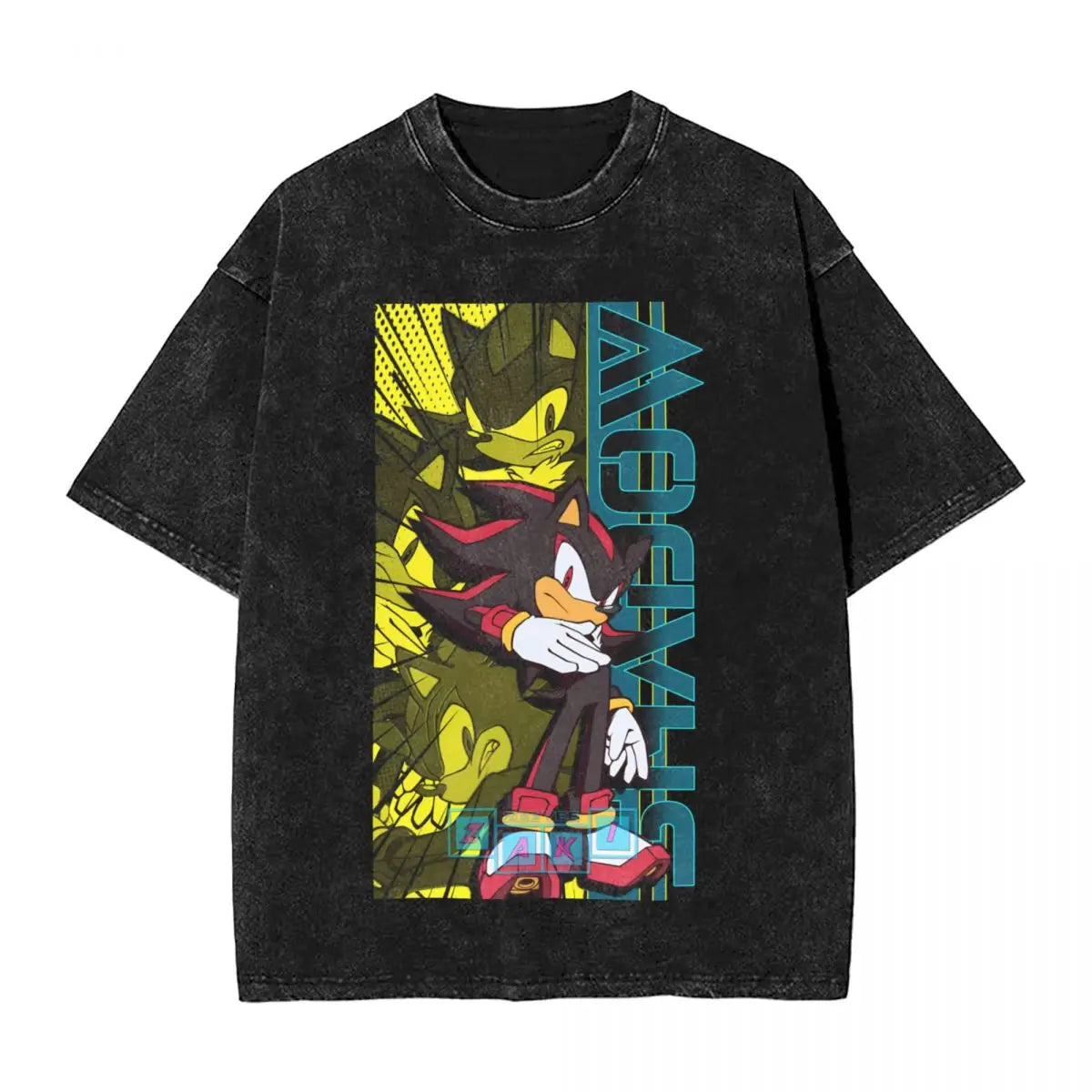 Graphic Hedgehog Shadow T-shirt 100% Cotton streetwear