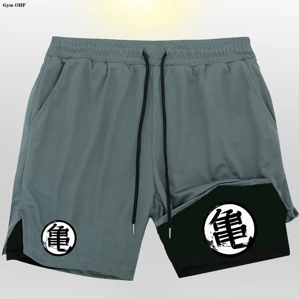 Graphic Goku Anime Running Shorts