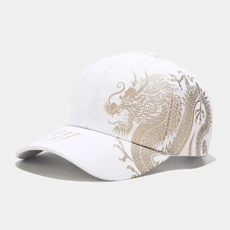 Graphic Dragon Pattern Baseball Hat