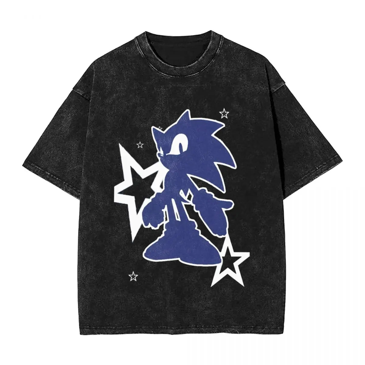 Graphic Hedgehog Shadow T-shirt 100% Cotton streetwear