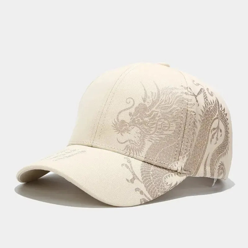 Graphic Dragon Pattern Baseball Hat