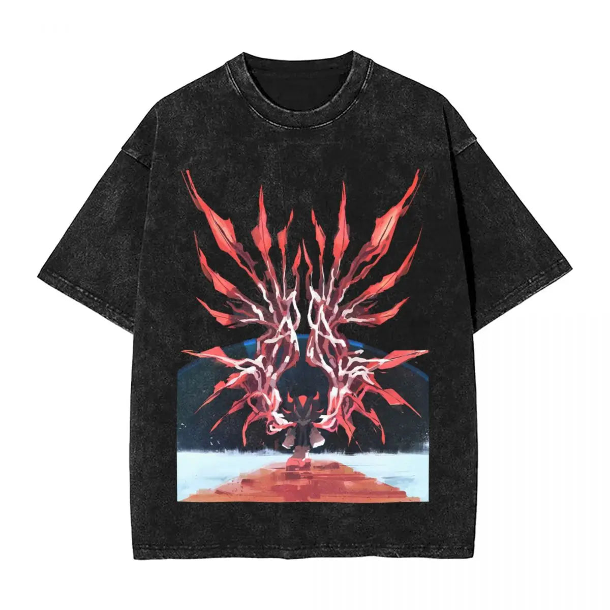 Graphic Hedgehog Shadow T-shirt 100% Cotton streetwear