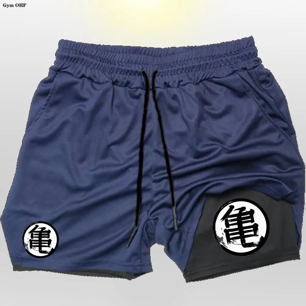 Graphic Goku Anime Running Shorts