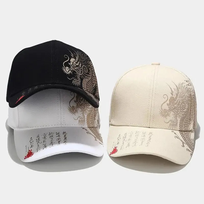 Graphic Dragon Pattern Baseball Hat