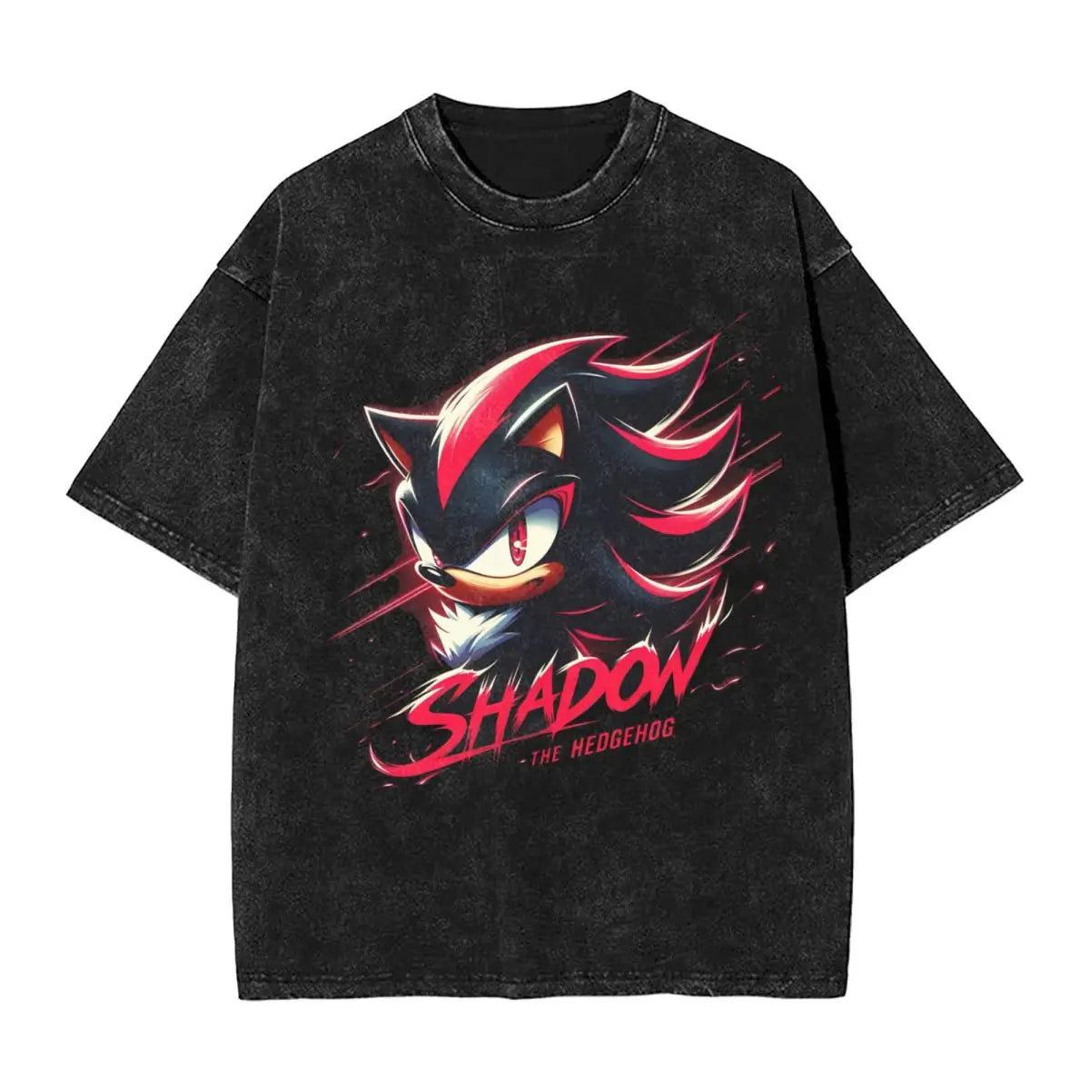 Graphic Hedgehog Shadow T-shirt 100% Cotton streetwear