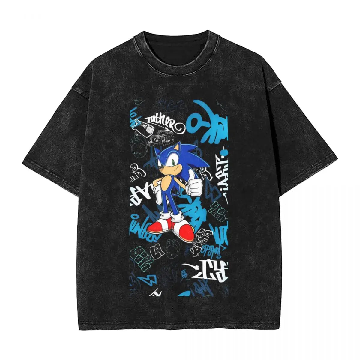 Graphic Hedgehog Shadow T-shirt 100% Cotton streetwear